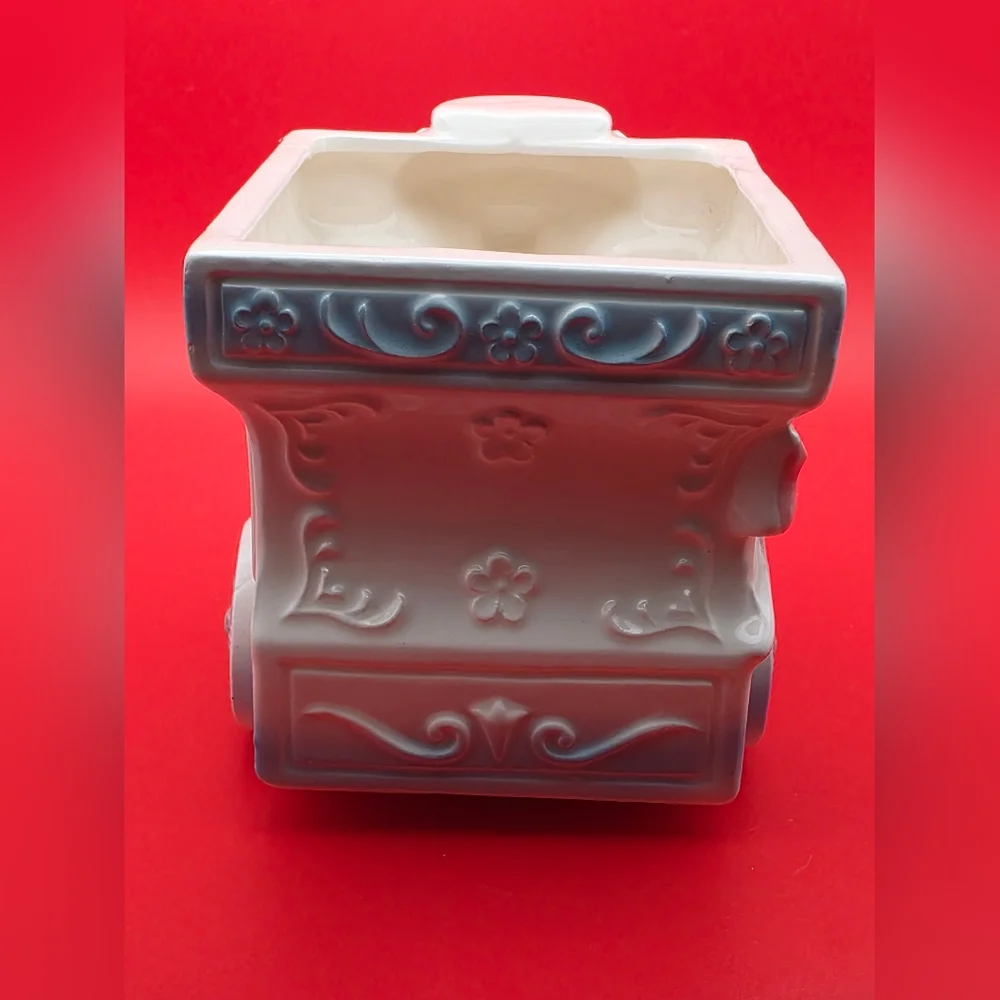 Ceramic Train Toy with Animal Design Vintage